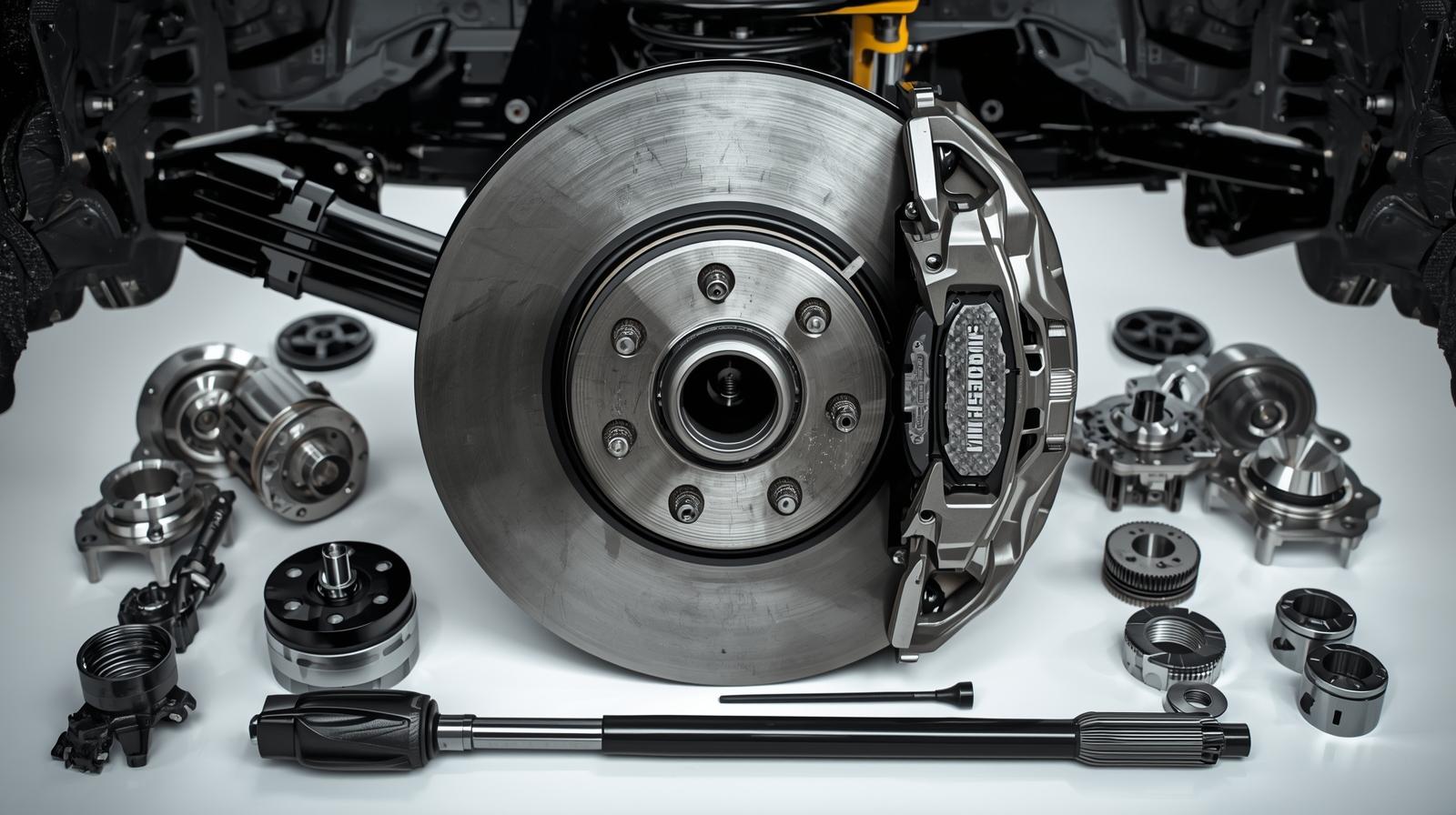 FRONT BRAKE COMPLETE OVERHAULcar