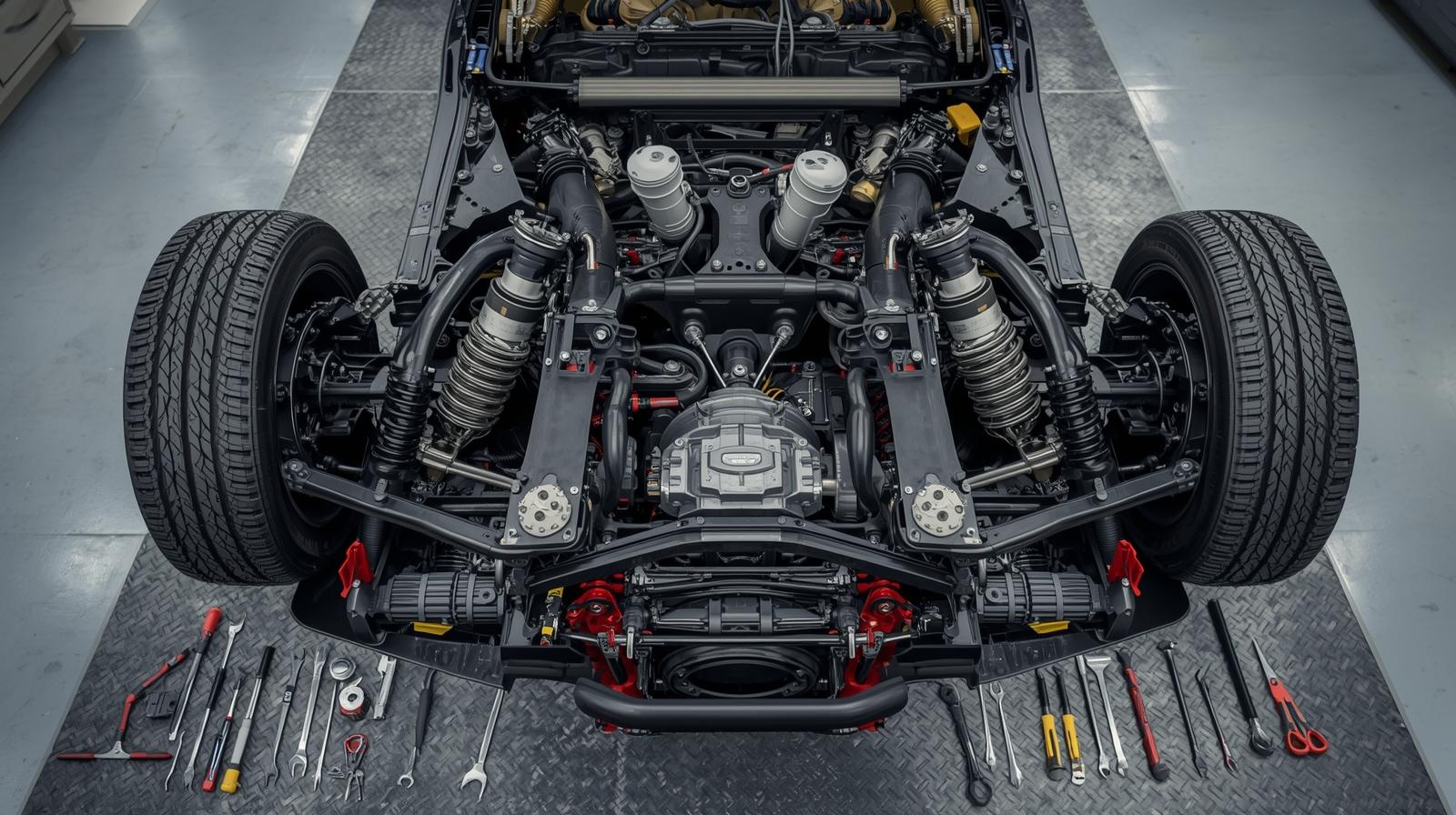 REAR SUSPENSION COMPLETE OVERHAUL