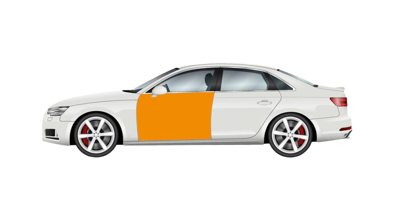 CAR FRONT LEFT DOOR PANEL PAINTING