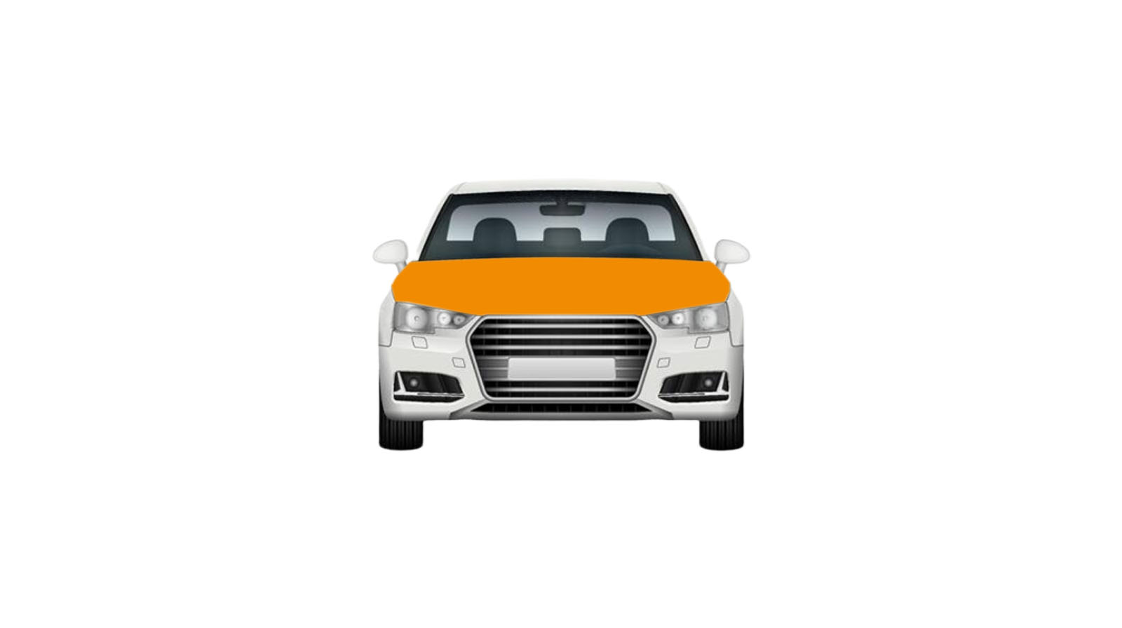 CAR HOOD (BONNET) PANEL PAINTING