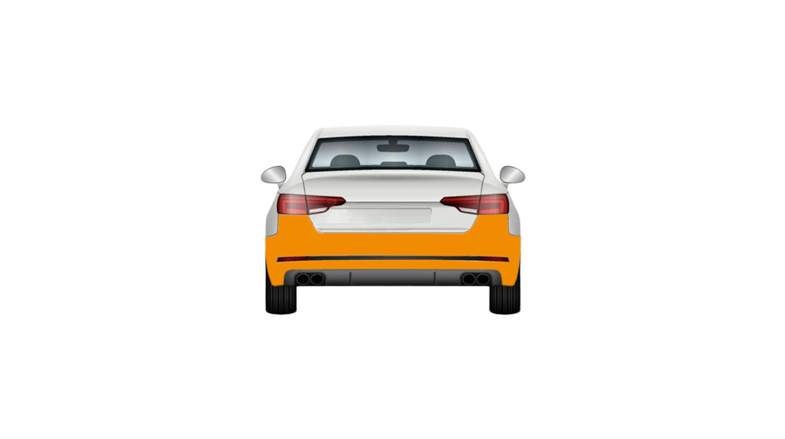 CAR REAR BUMPER PANEL PAINTING