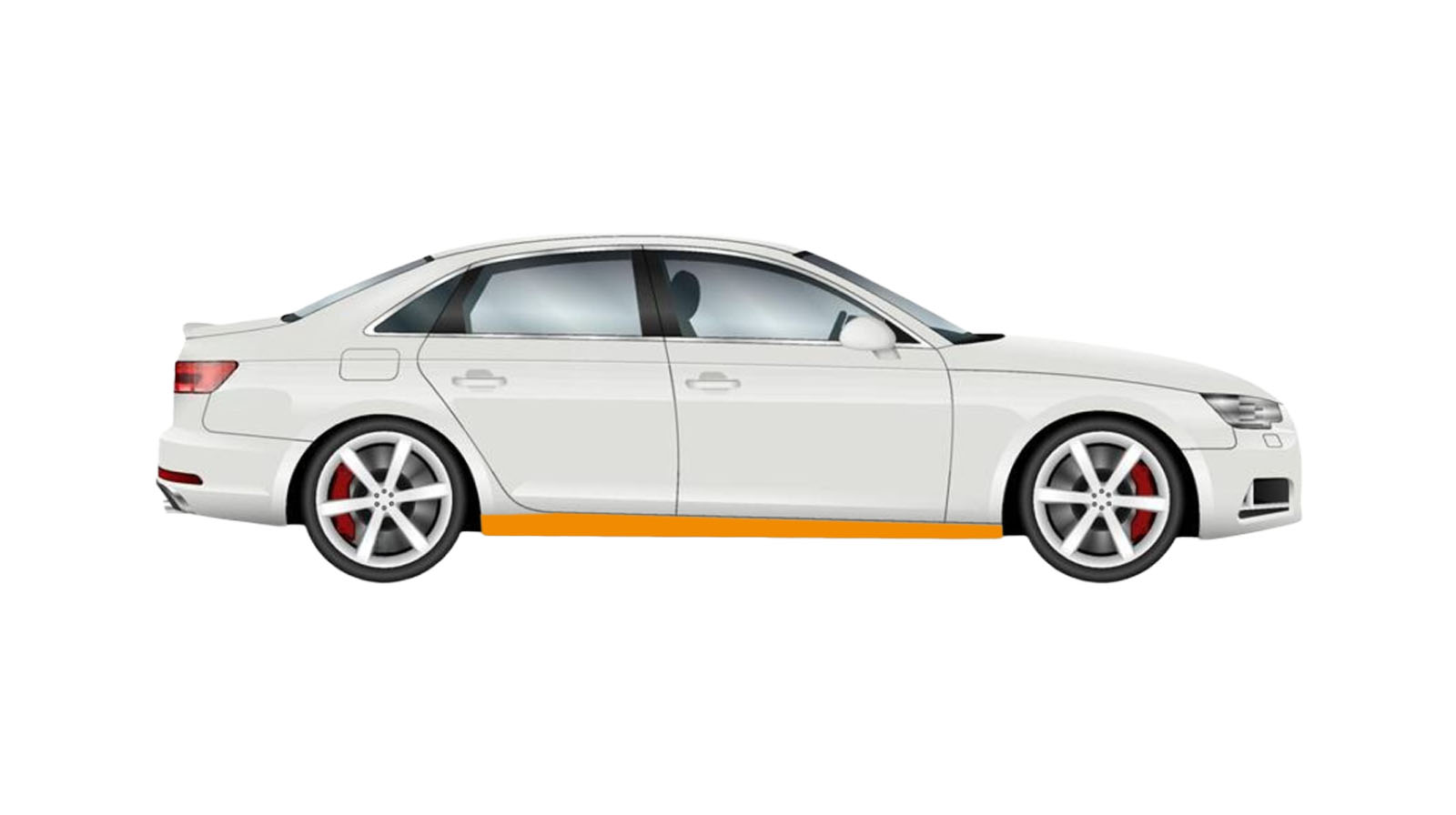 CAR RIGHT RUNNING BOARD PANEL PAINTING