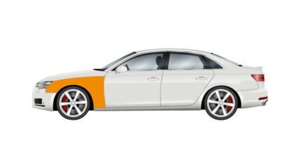 Hyundai Verna CNG — CAR LEFT FENDER PANEL PAINTING