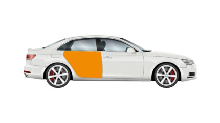 Hyundai Aura Diesel — CAR REAR RIGHT DOOR PANEL PAINTING