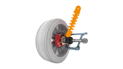 Hyundai Kona Electric — REAR SHOCK ABSORBER REPLACE